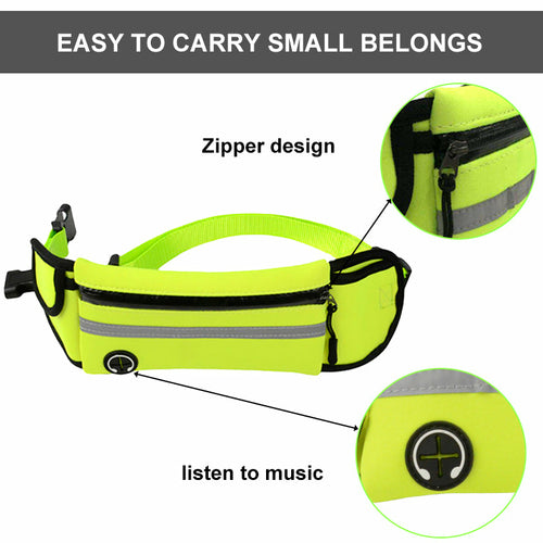 Sac banane pour chien – Imperméable avec laisse intégrée réfléchissante