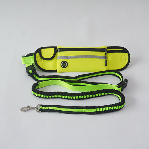 Sac banane pour chien – Imperméable avec laisse intégrée réfléchissante