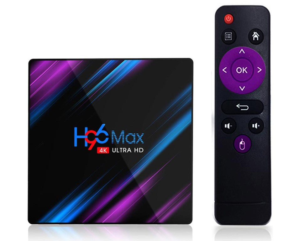 Box Android TV Smart 4K | Purple Rain Design