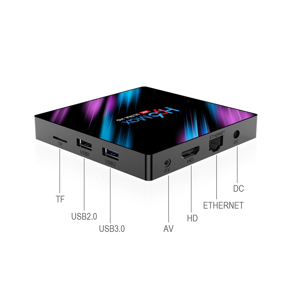 Box Android TV Smart 4K | Purple Rain Design