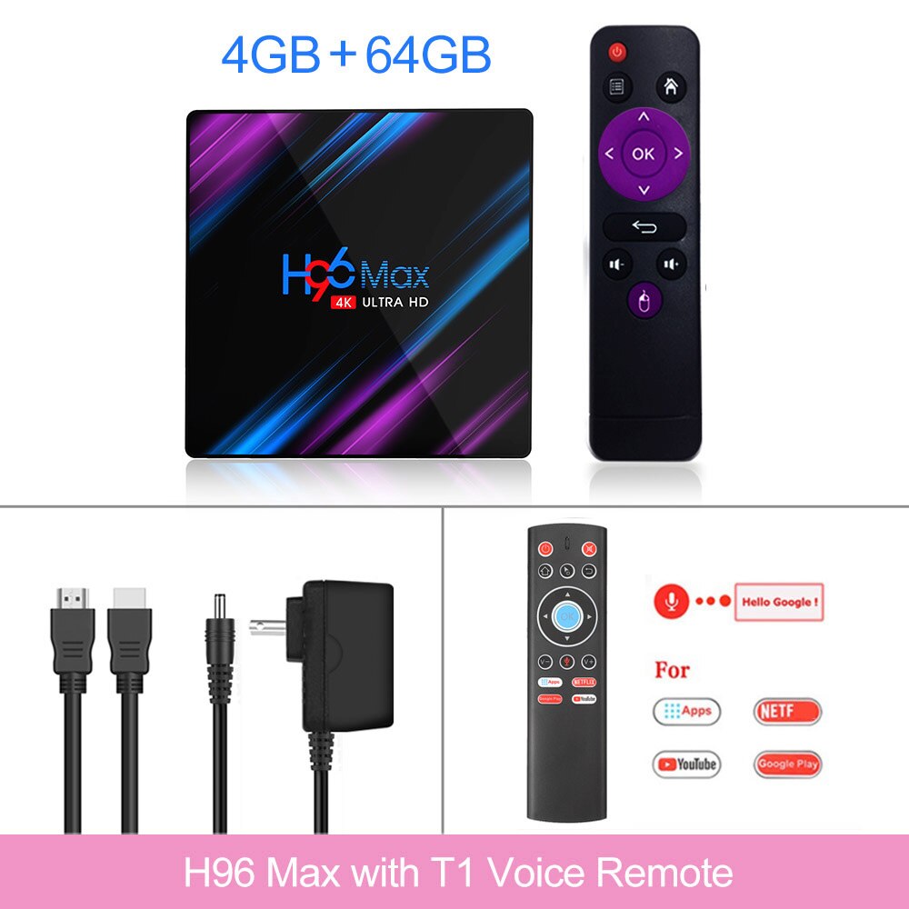 Box Android TV Smart 4K | Purple Rain Design