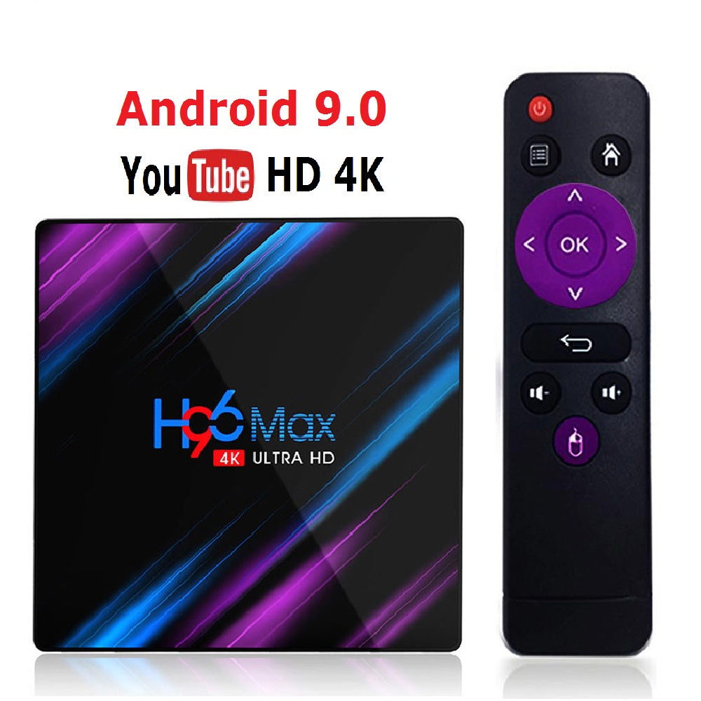 Box Android TV Smart 4K | Purple Rain Design