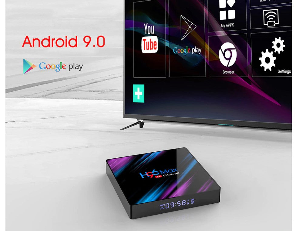 Box Android TV Smart 4K | Purple Rain Design