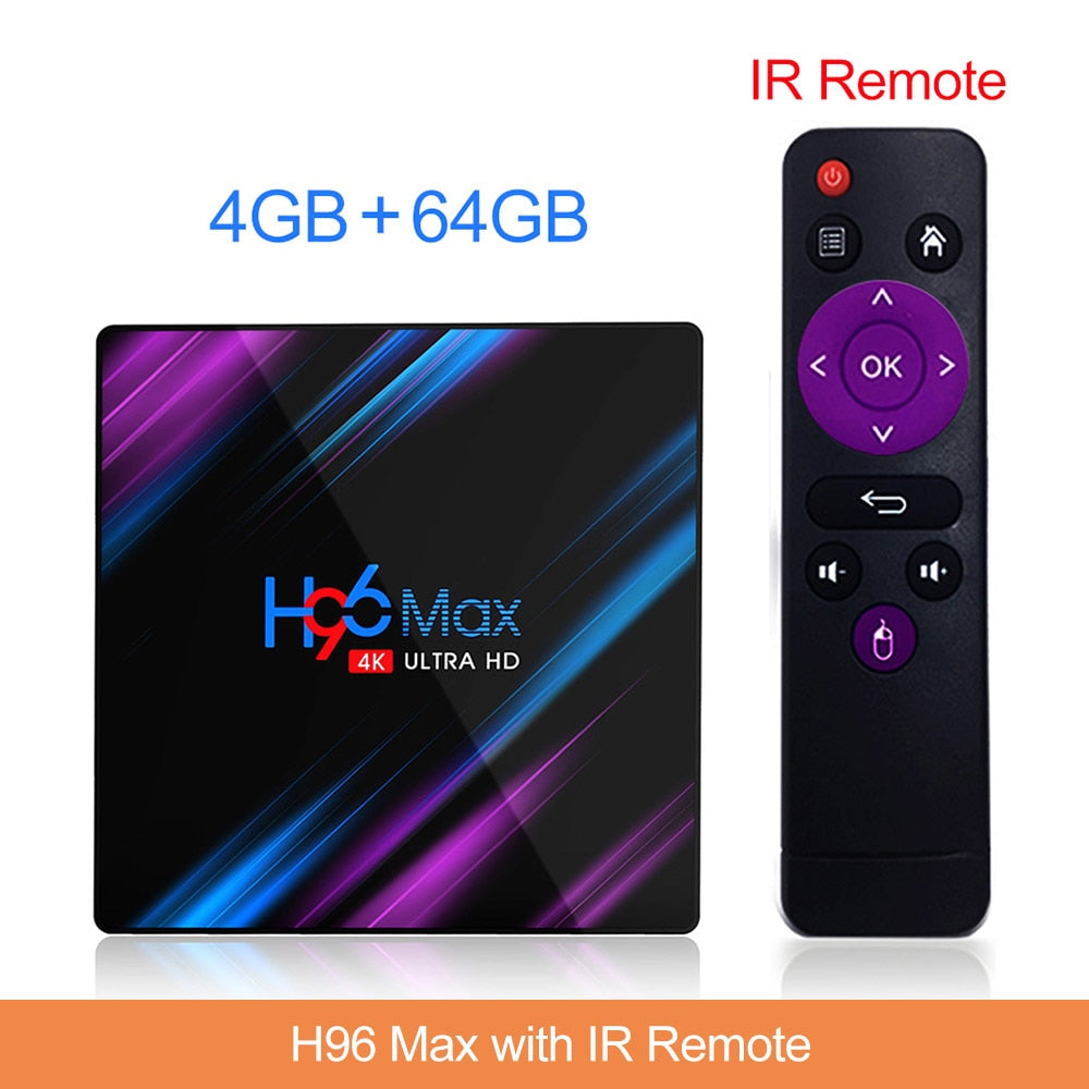 Box Android TV Smart 4K | Purple Rain Design